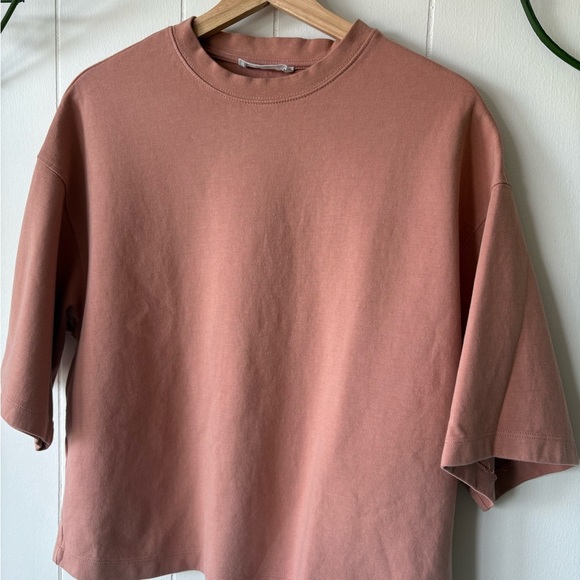 Mango Dusty Rose Oversized Top | Size Medium - Picture 3 of 5